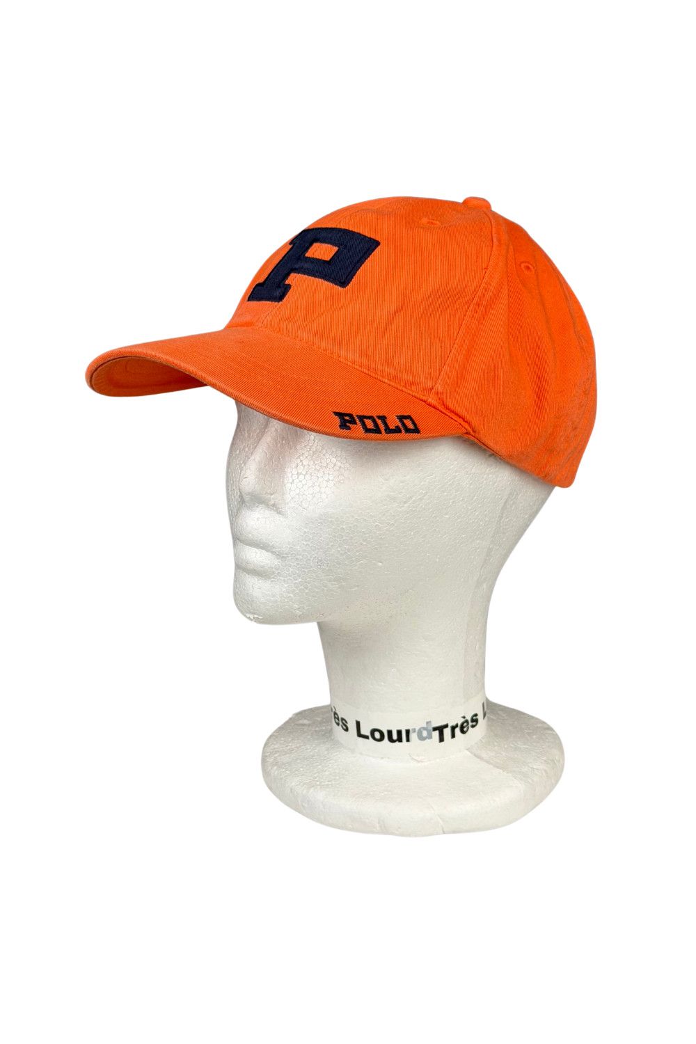 Polo Ralph Lauren Vintage Polo Sport Ralph Lauren Orange P Logo Strapback Cap Size ONE SIZE - 7 Thumbnail