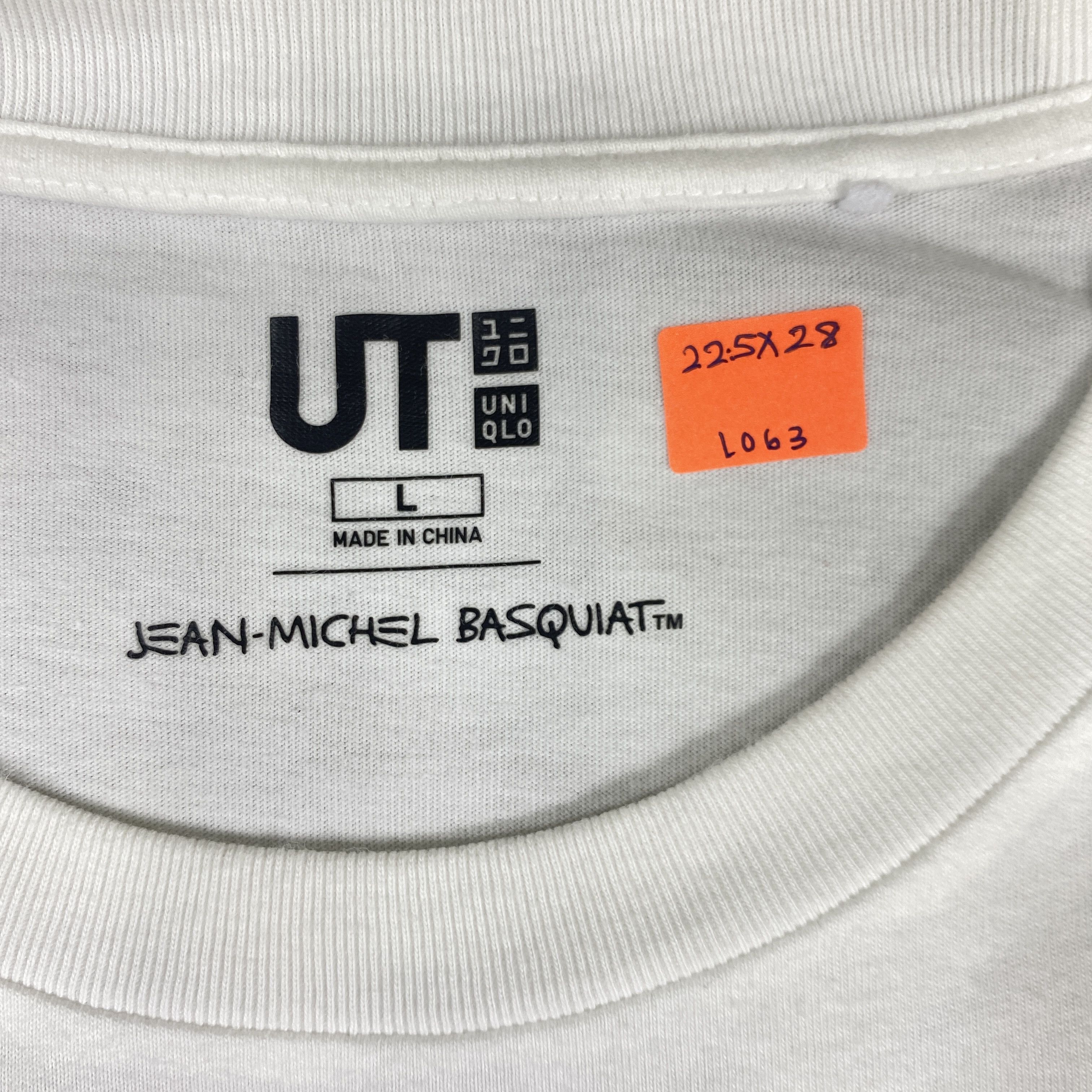 Japanese Brand JEAN MICHEL BASQUIAT X UNIQLO NICE DESIGN T-SHIRT - L063 Size US L / EU 52-54 / 3 - 4 Thumbnail