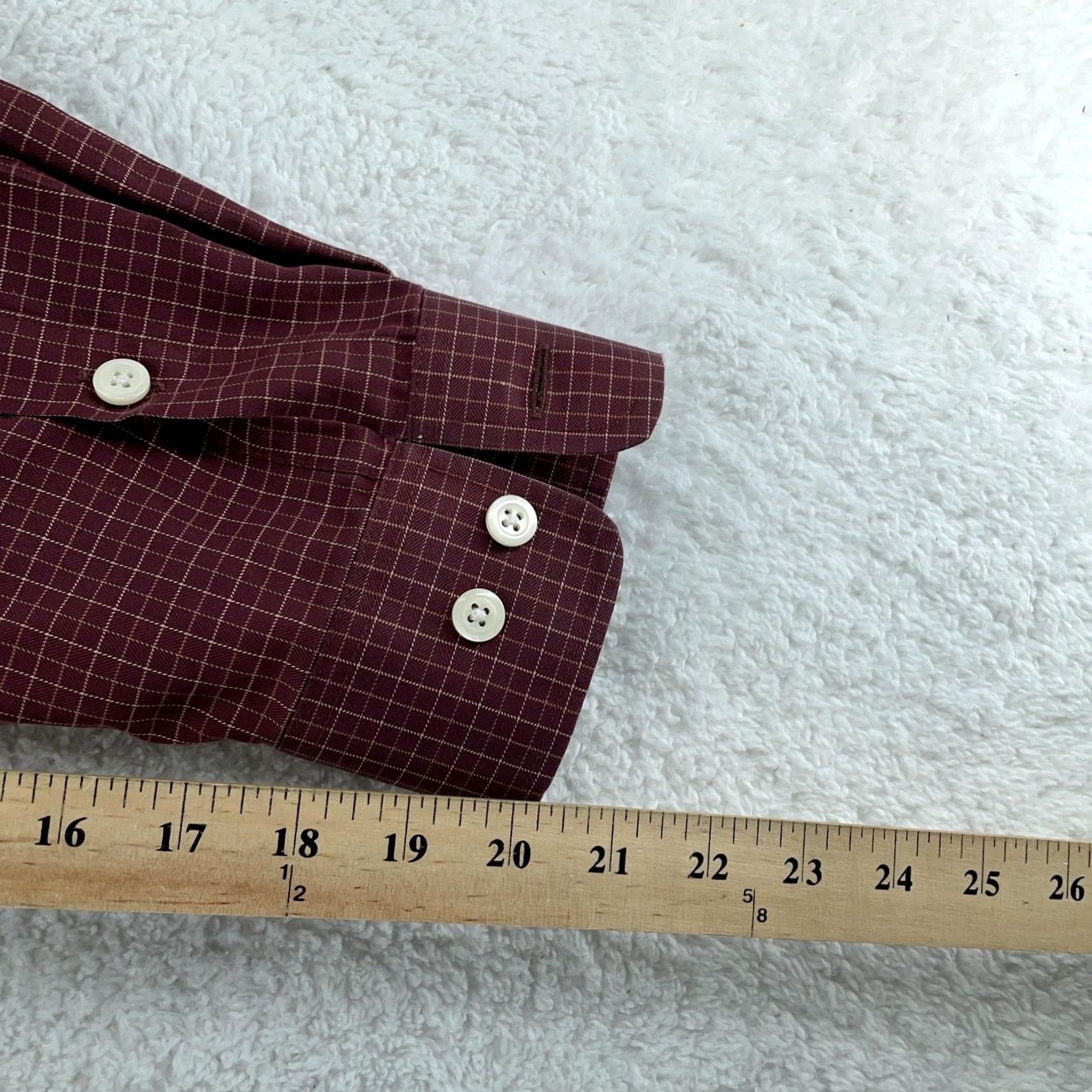 Orvis VINTAGE Orvis Shirt Mens XL Red Check Long Sleeve Button-Down Collared 100% Cotton Casual Size US XL / EU 56 / 4 - 6 Thumbnail