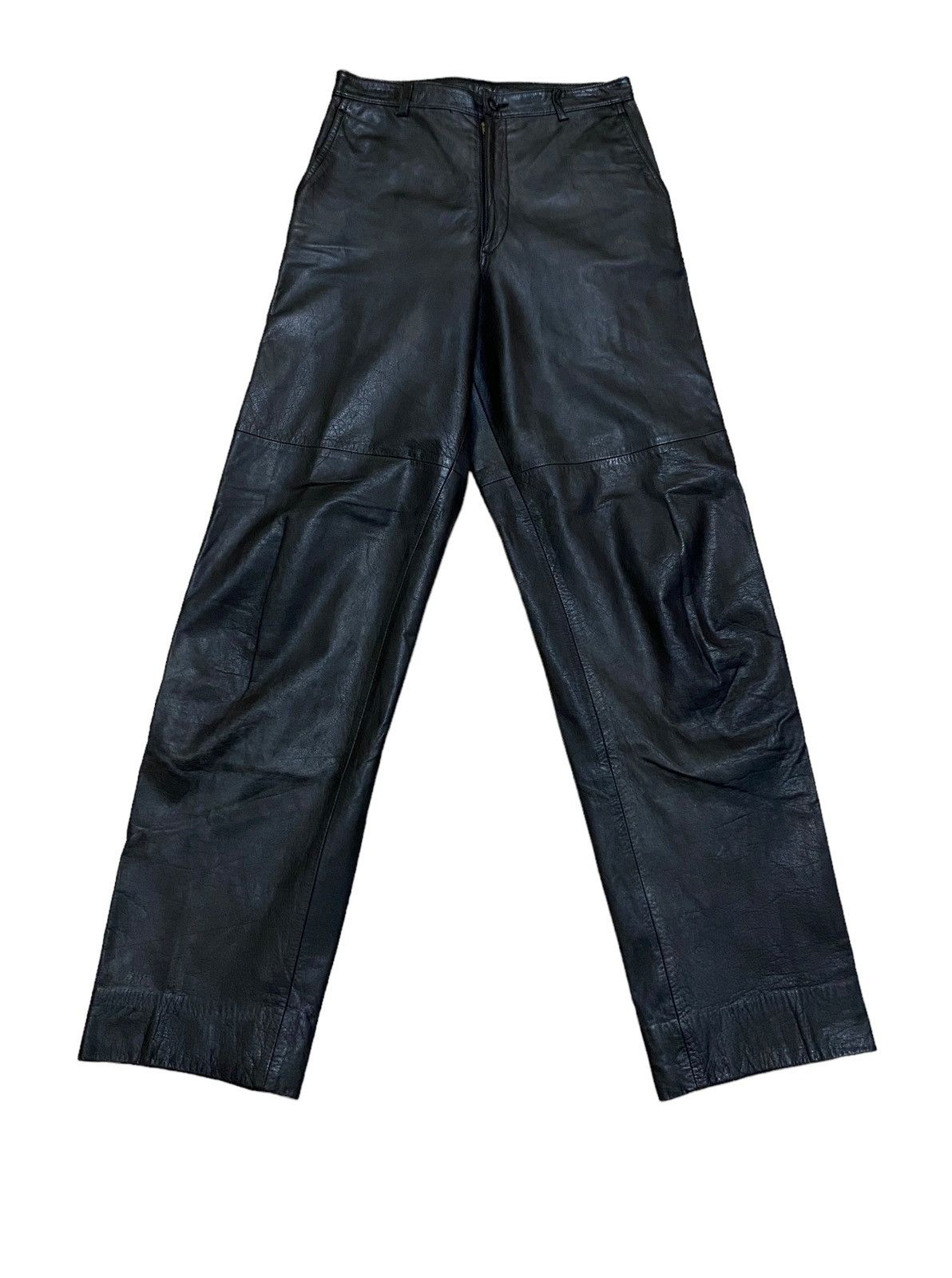 Vintage Rare Vintage Comme Des Garcons Homme Leather Pants 1990s | Grailed