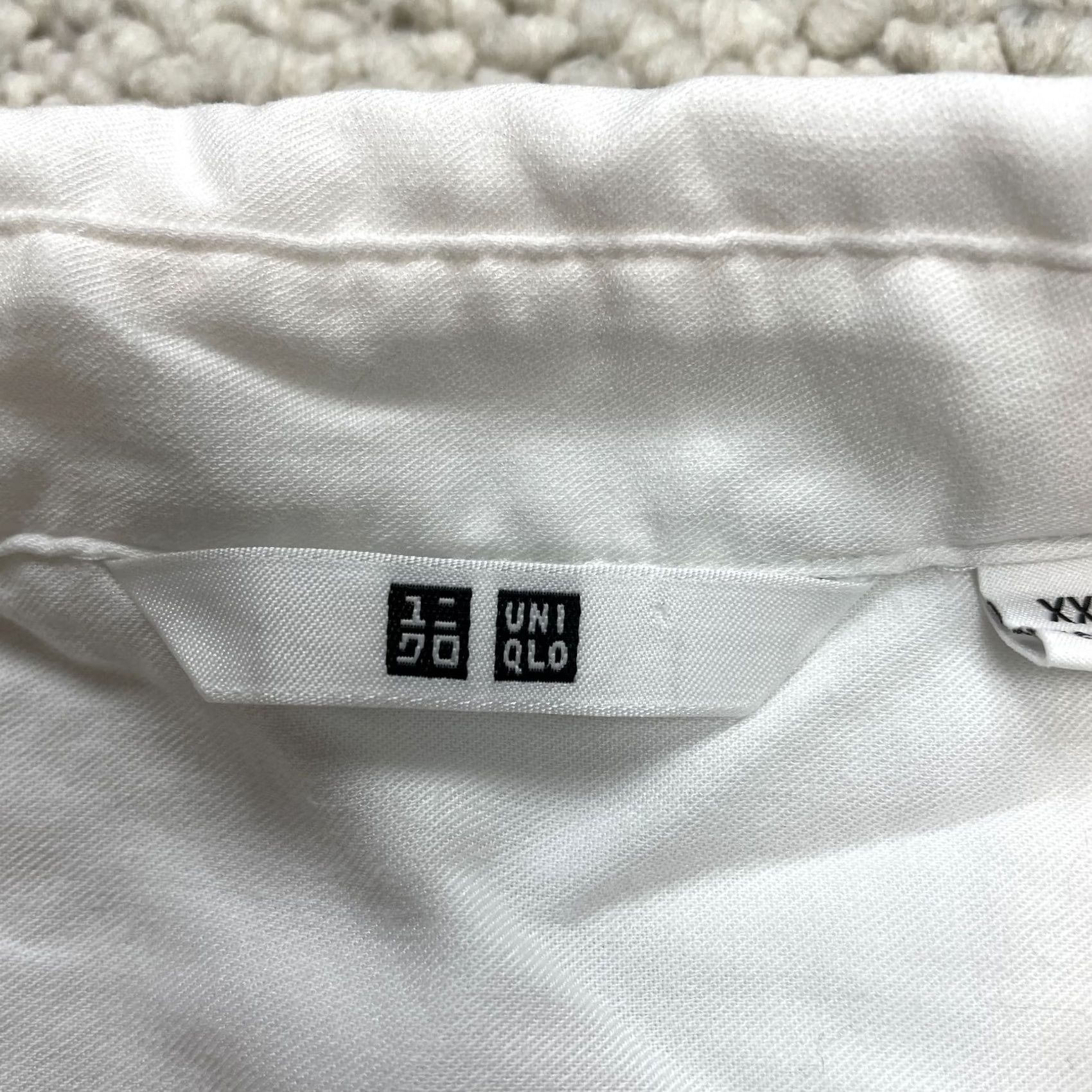 Uniqlo Uniqlo Button-Down Shirt Mens 2XL White Long Sleeve Collared Business Casual Formal Workwear Shirt Size 48R - 3 Thumbnail