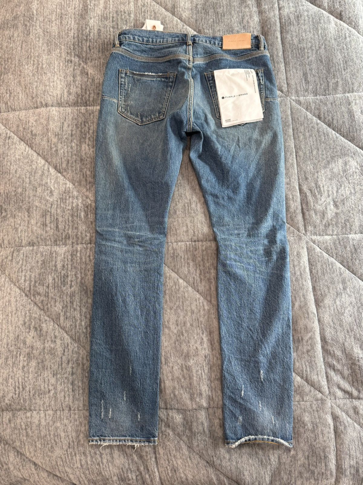 Purple Brand Purple Brand Distressed Skinny Jeans Size US 32 / EU 48 - 2 Thumbnail