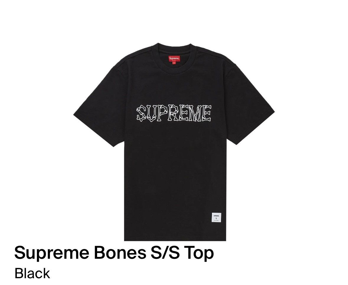 Supreme Supreme FW22 Bones S/S Top in Black - XLarge Size ONE SIZE - 3 Thumbnail