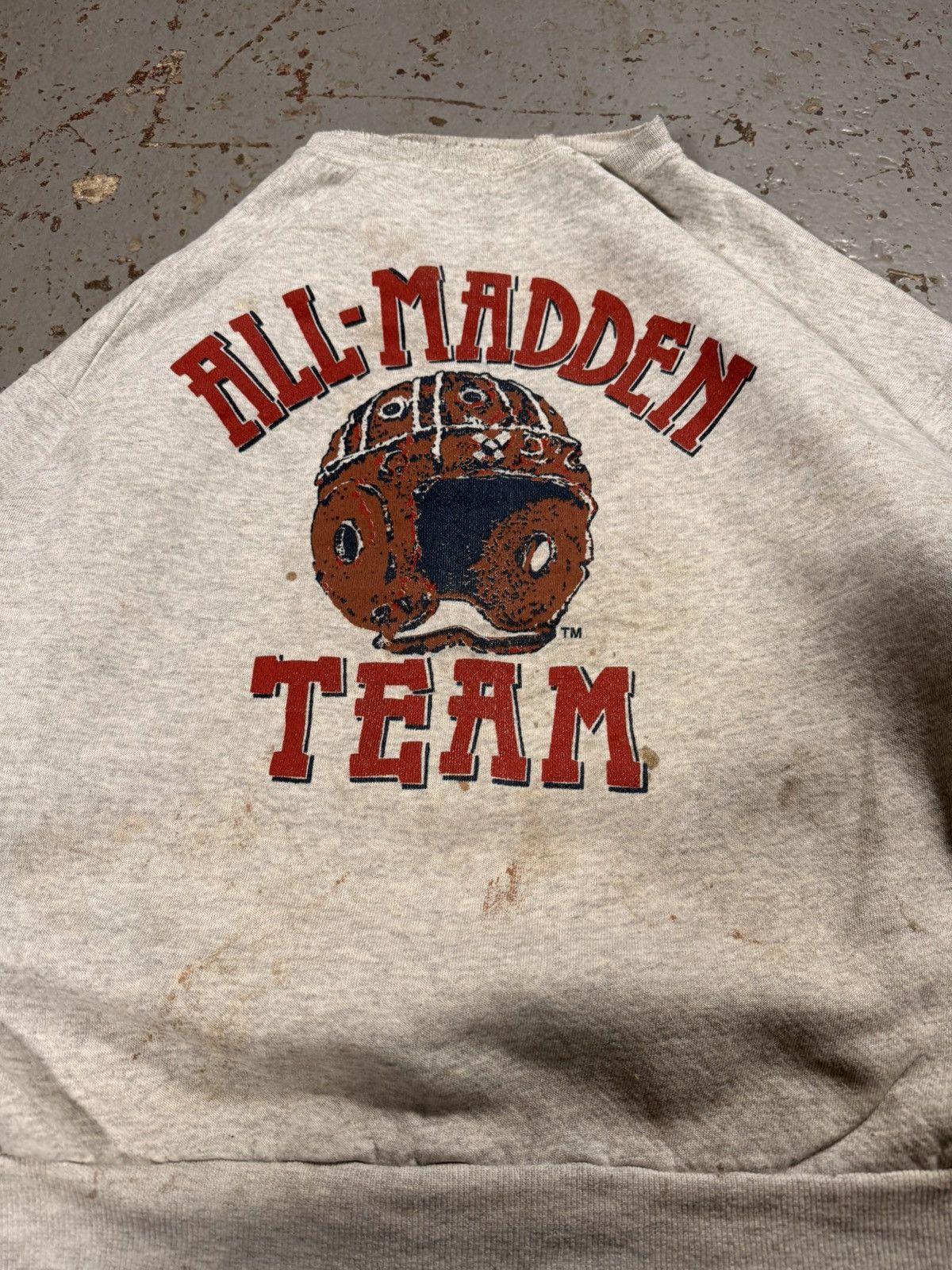 NFL Vintage All Madden Team Insane Distressed Crewneck Sweater Size US XL / EU 56 / 4 - 3 Thumbnail