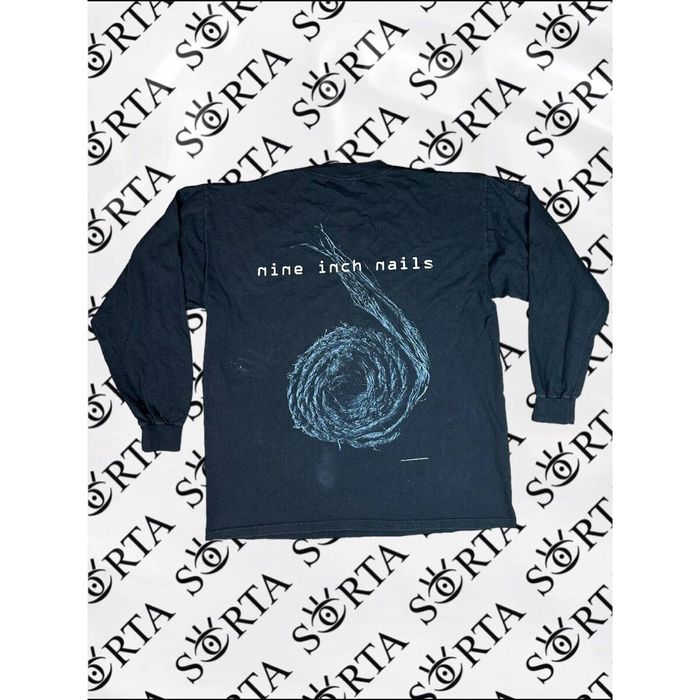 All Sport Vintage 1995 Nine Inch Nails Downward Spiral Tour L/S XL