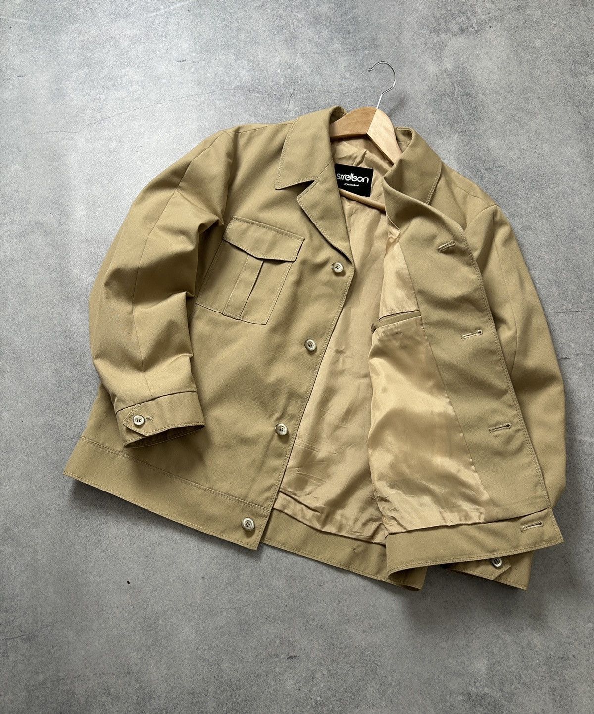 Strellson Streelson beige work jacket mens 90s Size US M / EU 48-50 / 2 - 3 Thumbnail