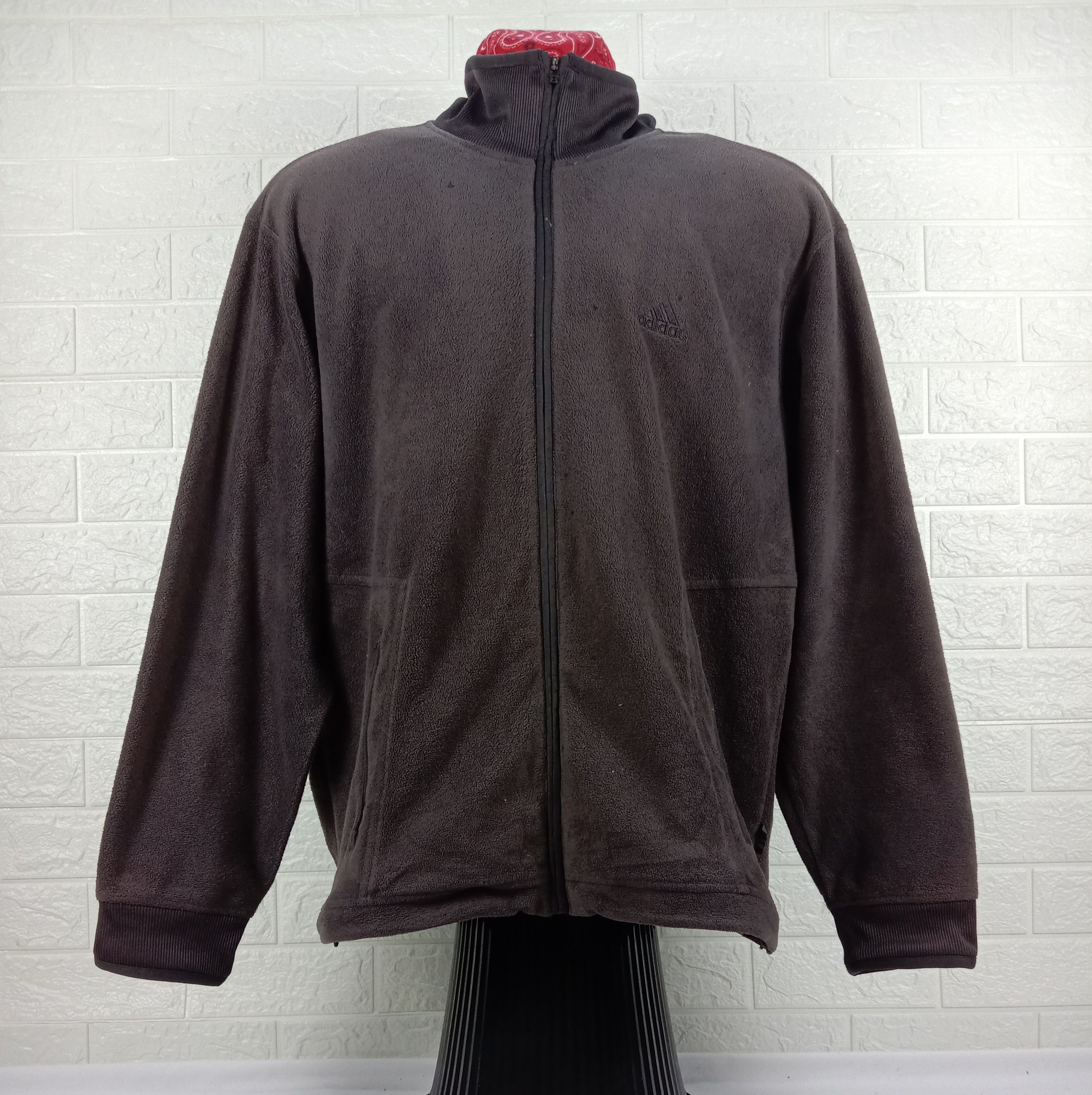 Adidas Vintage Adidas Outdoor Zipper Sweater Size US L / EU 52-54 / 3 - 1 Thumbnail
