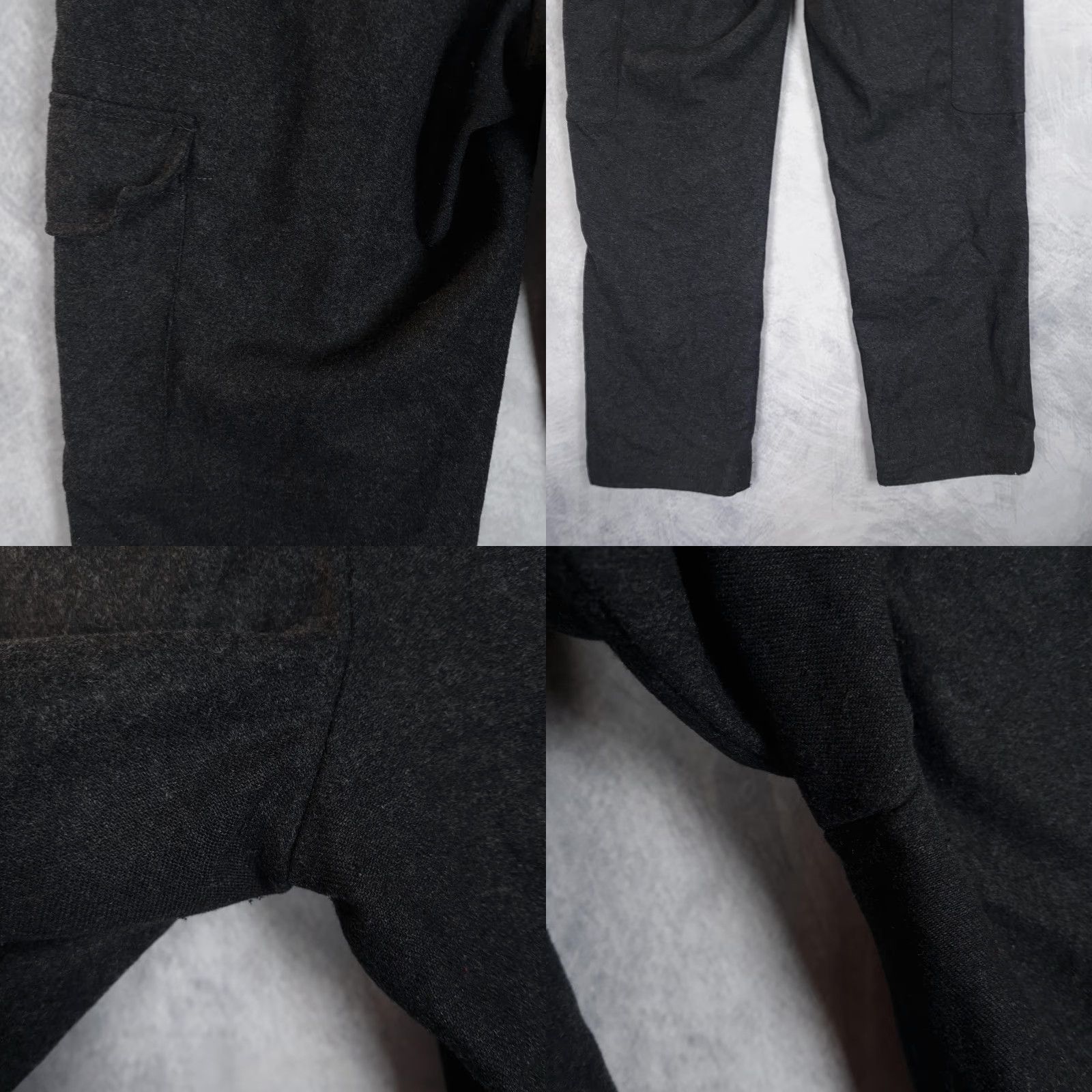 Gap VINTAGE Gap Wool Cargo Pants Mens 30 Gray Straight Leg Utility Military Workwear Size US 30 / EU 46 - 10 Thumbnail
