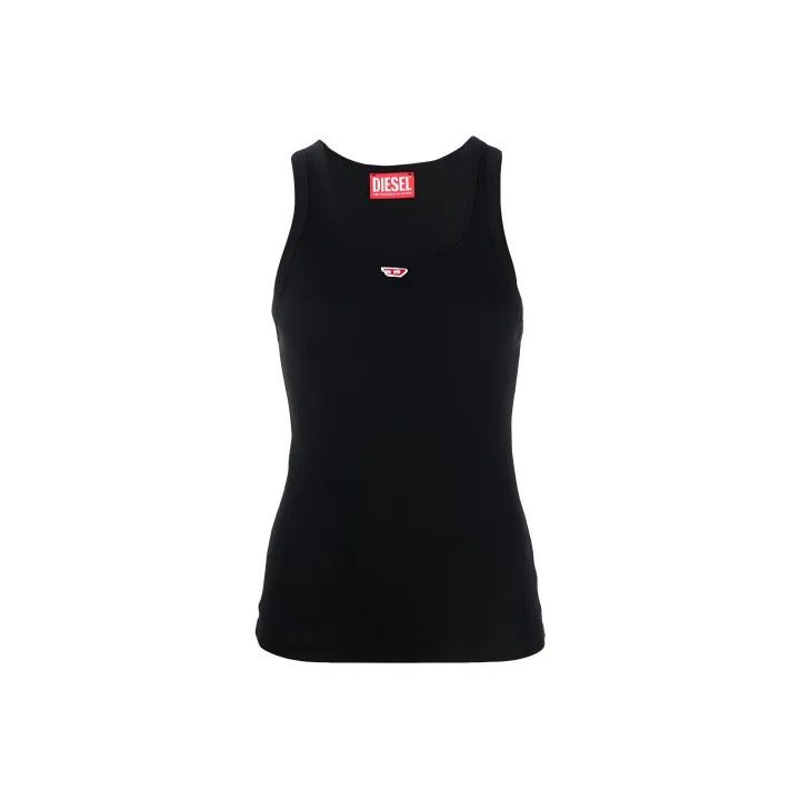 Diesel Diesel Black Sleeveless Logo Tank Top 0079 Size S / US 4 / IT 40 - 1 Thumbnail