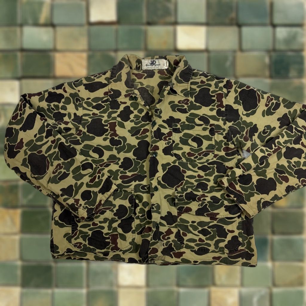 Vintage VINTAGE Black Sheep Men L Camo Button Up Hunting Shirt Flannel Shirt Size US L / EU 52-54 / 3 - 1 Thumbnail