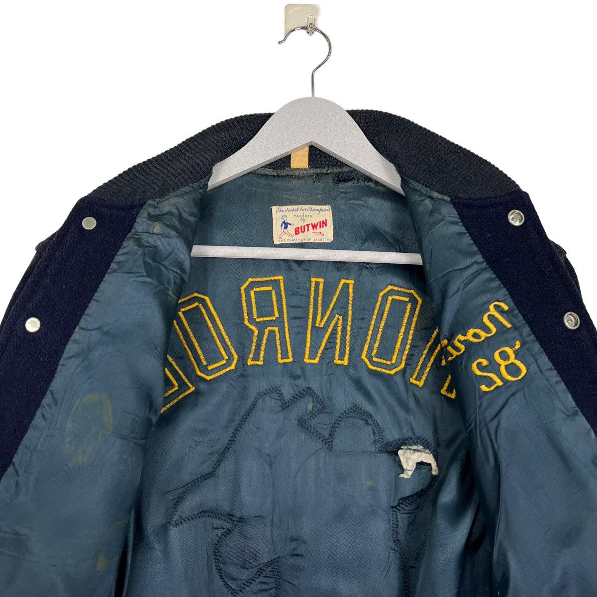 Vintage 🔥 VINTAGE BUTWIN VARSITY BOMBER JACKET Size US M / EU 48-50 / 2 - 12 Thumbnail