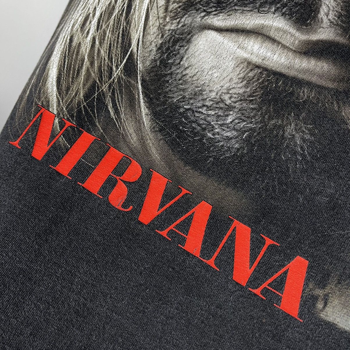 Band Tees Vintage Nirvana Kurt Cobain rare rock band tee 90’s Size US XL / EU 56 / 4 - 16 Thumbnail