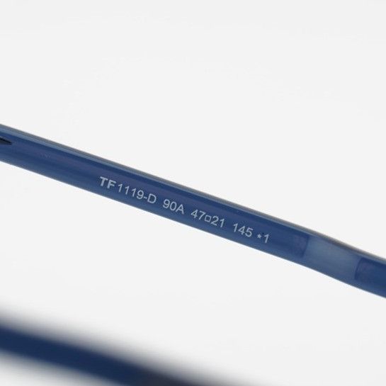 Tom Ford Tom Ford FT1119-D 90A Sunglasses Blue Browline Frame Size ONE SIZE - 8 Thumbnail