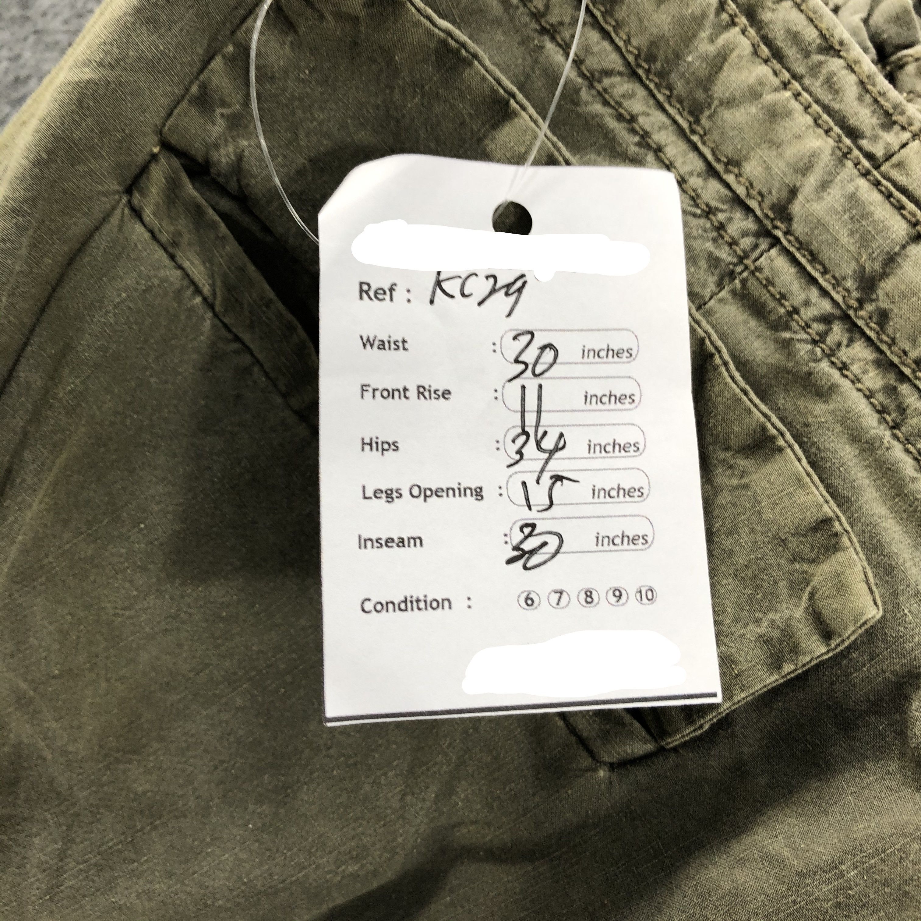 Avirex Avirex Cargo Pants Multi Pocket Tactical Parachute Trousers Size US 30 / EU 46 - 12 Thumbnail