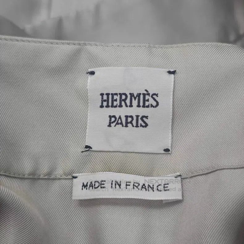 Hermes Hermes Beige and Purple Chain Pattern Silk Short Skirt Size 25" / US 0 / IT 36 - 5 Thumbnail