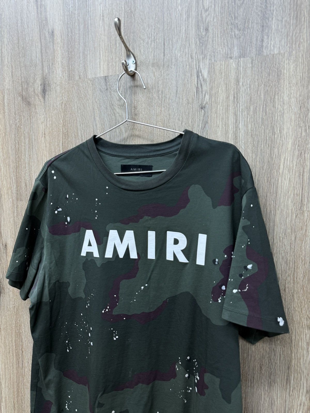 Amiri Amiri green camo Short Sleeve Size US XL / EU 56 / 4 - 2 Thumbnail