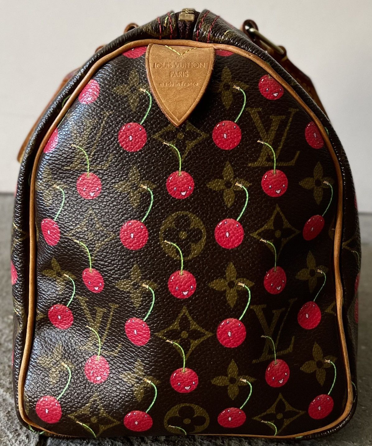 Louis Vuitton × Takashi Murakami Louis Vuitton - Takashi Murakami - SS2005 -Cerises Speedy 25 Size ONE SIZE - 4 Thumbnail
