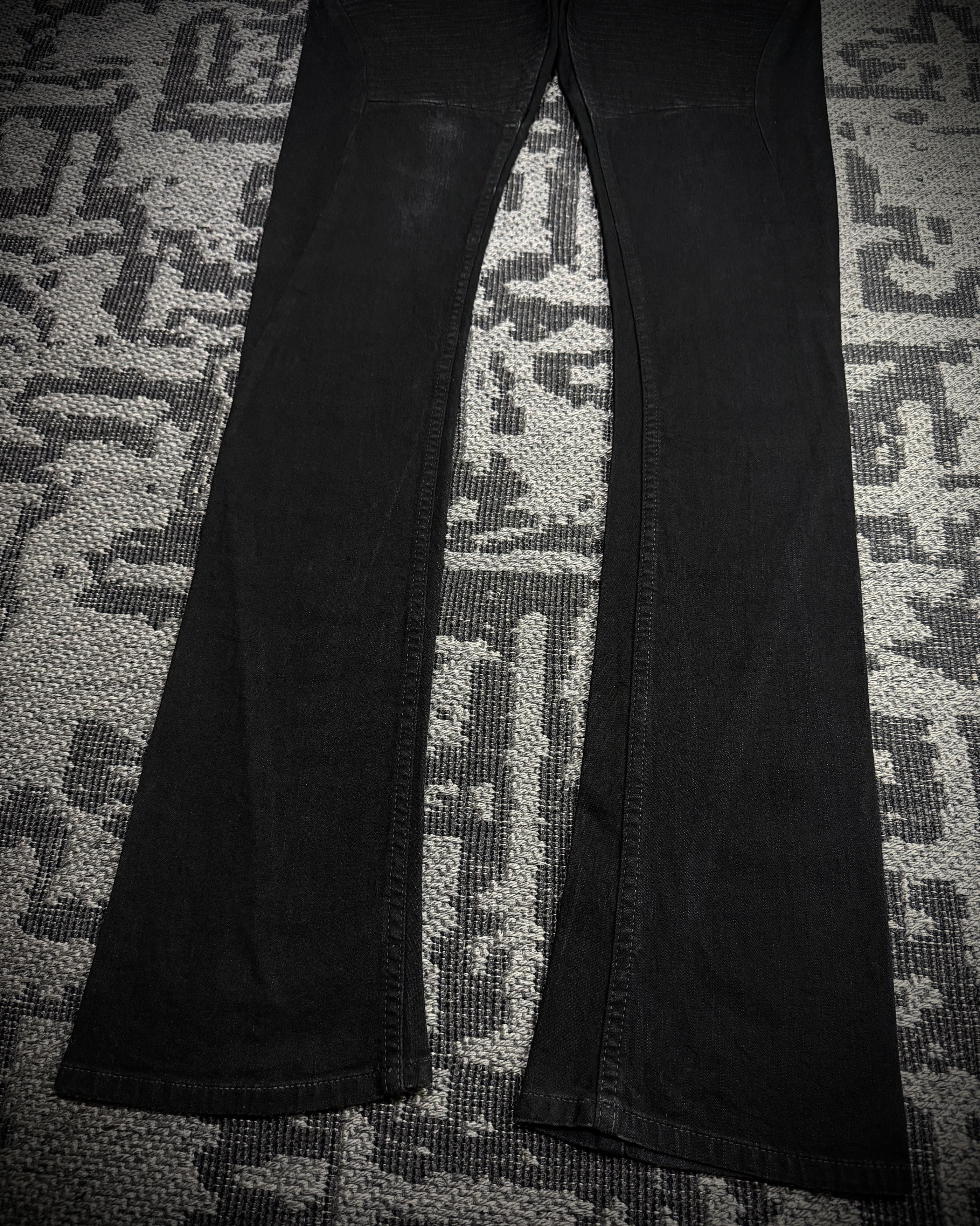 Le Grande Bleu (L.G.B.) LGB S-WOLF Zip Biker Slim Flare Denim Size US 32 / EU 48 - 5 Thumbnail