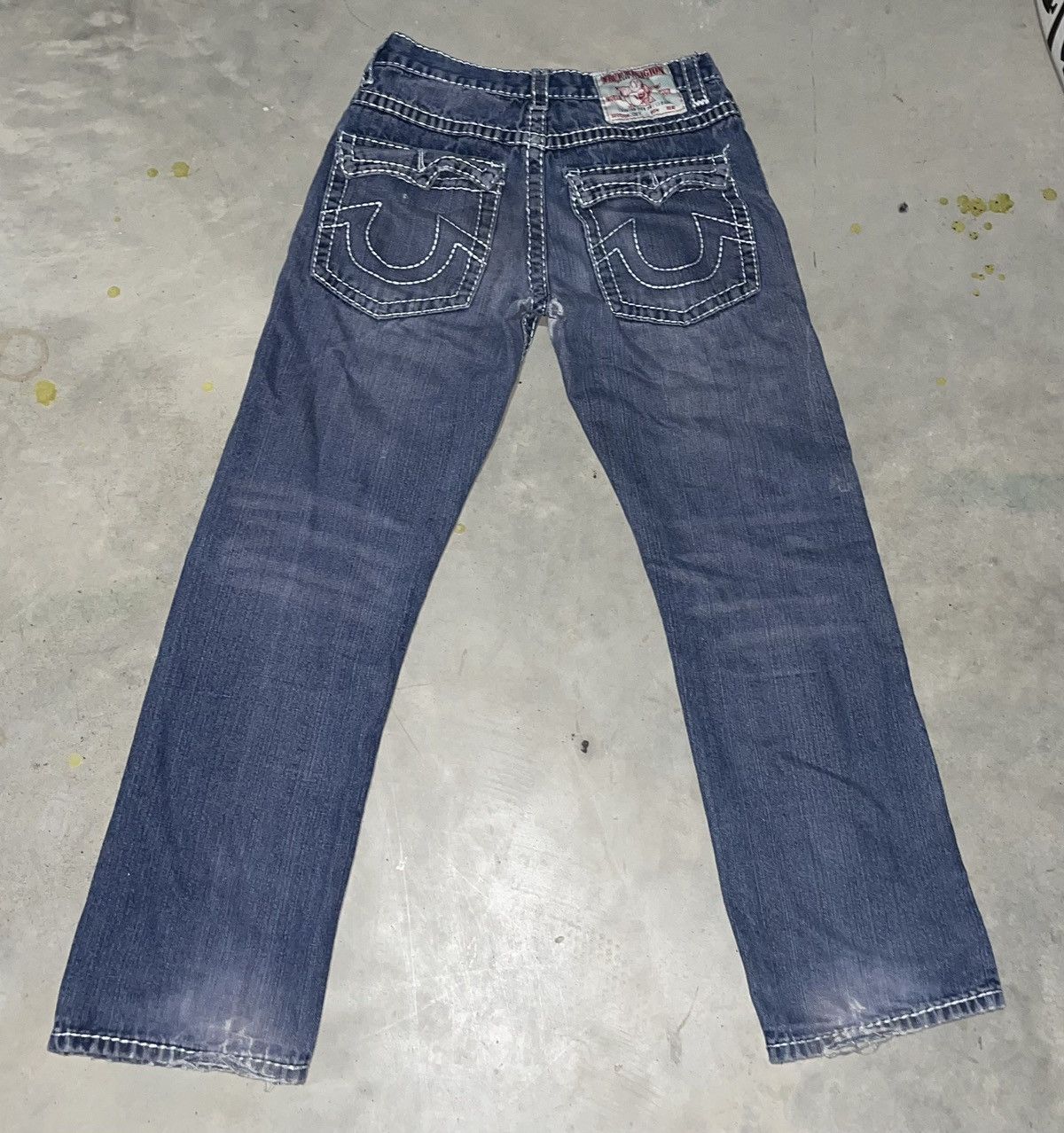 True Religion *VERY RARE* White Stitch True Religion Jeans | Grailed