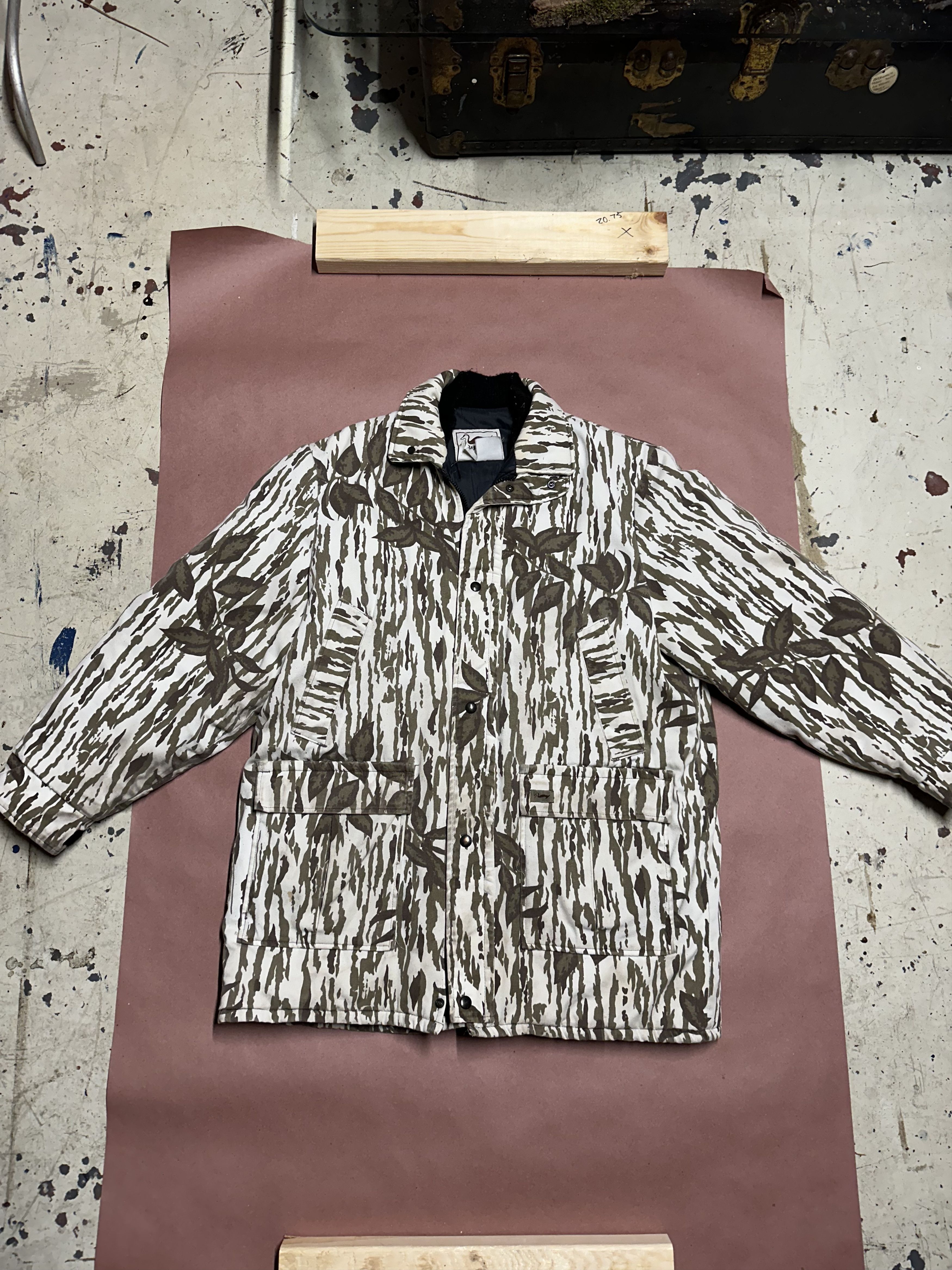 Vintage Winter Camo Parka