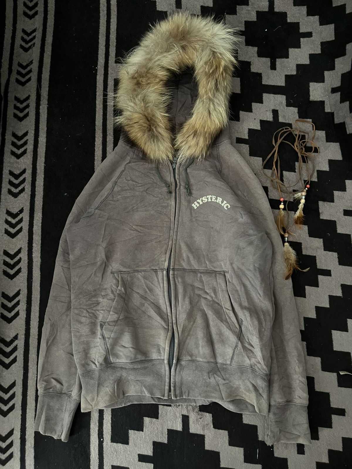 Hysteric Glamour Hysteric Glamour fur sun faded hoodie Size US M / EU 48-50 / 2 - 1 Thumbnail