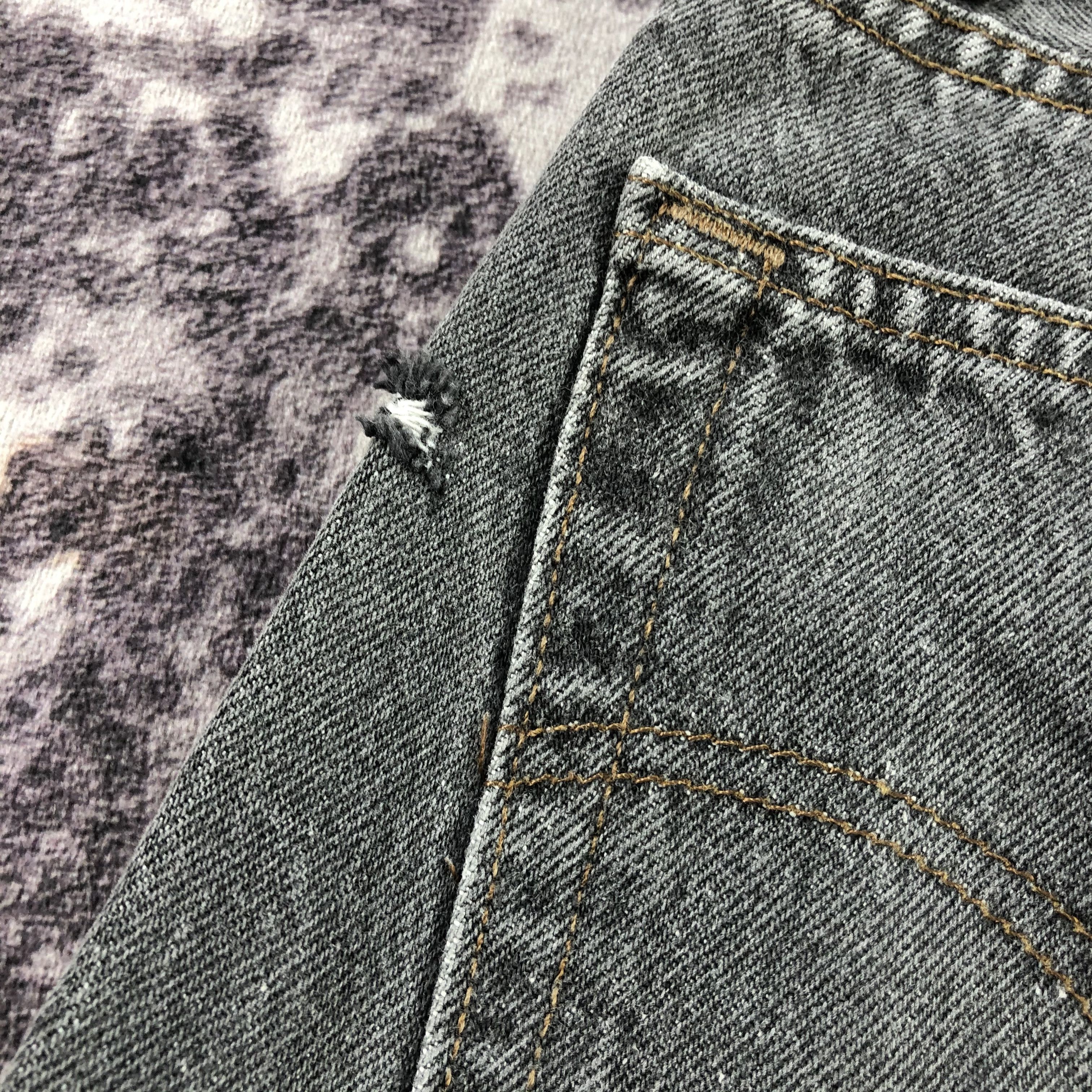 Levi's × Vintage Vintage 90s Levis 501 Faded Black Jeans-JM2836 Size US 35 - 5 Thumbnail