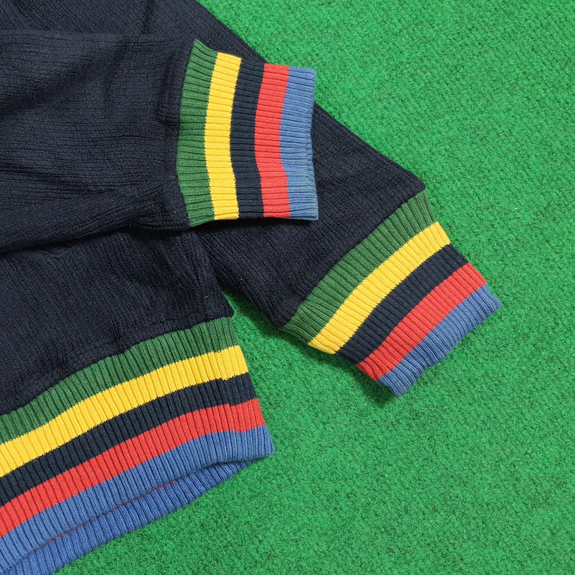 Vintage Vintage 90s Laura Felice Milano Jacket Ribbed Sweater C282N6 Size US S / EU 44-46 / 1 - 6 Thumbnail