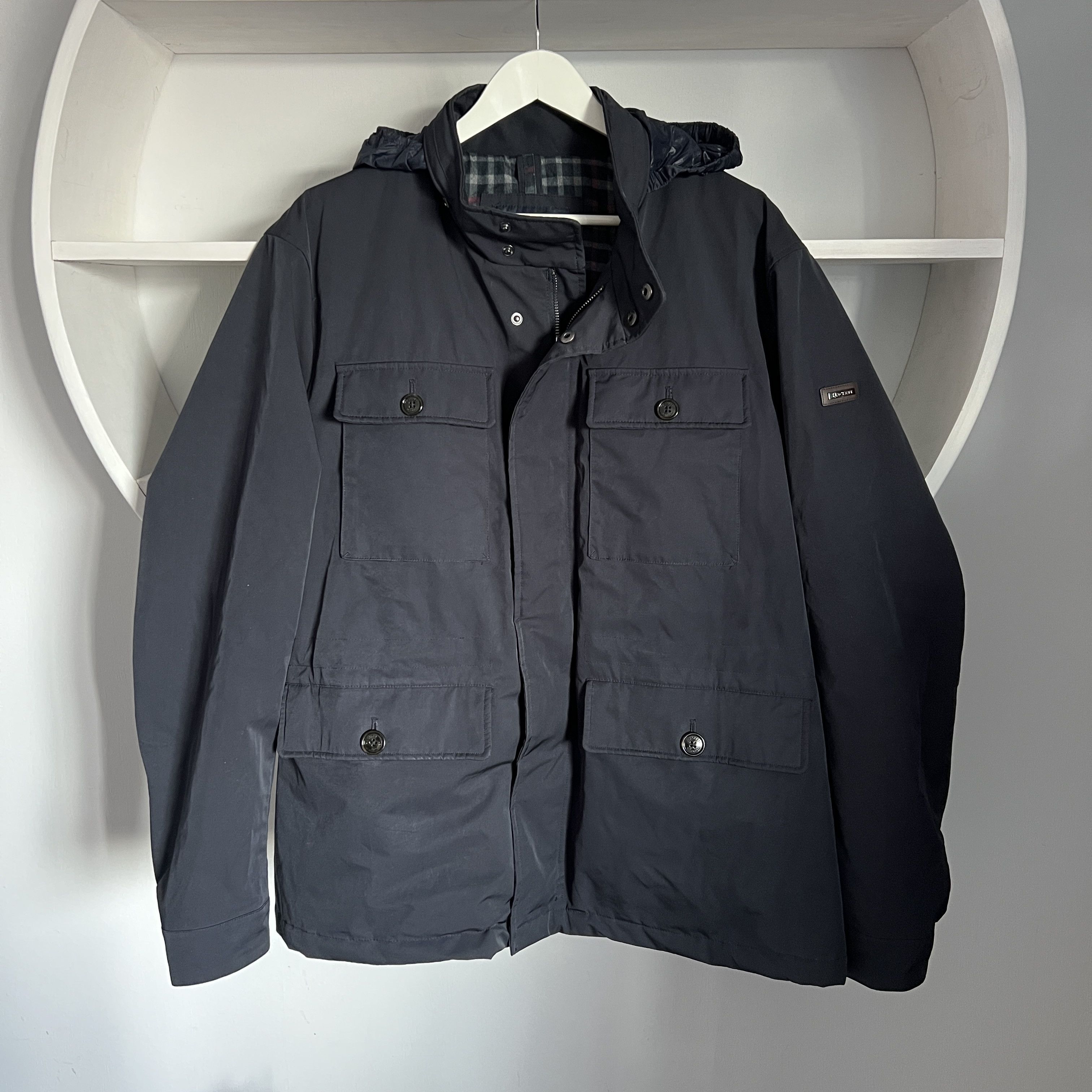 Men's HACKETT BRADBURY FIELD Navy Jacket