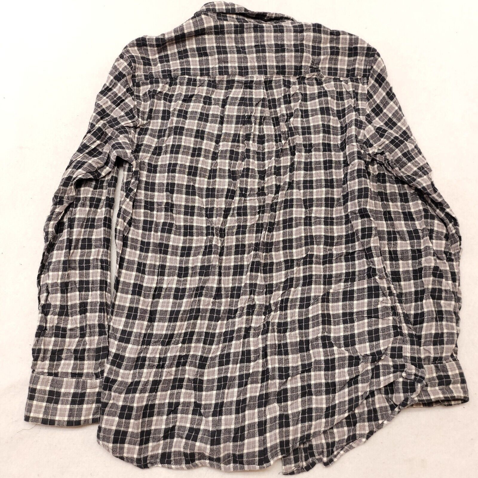 Croft & Barrow Croft & Barrow Tartan Flannel Shirt Mens Size Medium M Black Size US M / EU 48-50 / 2 - 10 Thumbnail