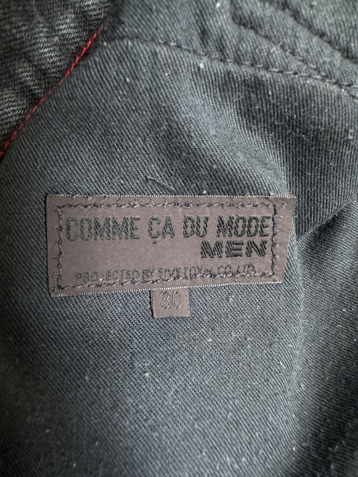 Comme Ca Ism 1998 Comme Ca Du Mode Men super black selvedge jeans Size US 30 / EU 46 - 9 Thumbnail