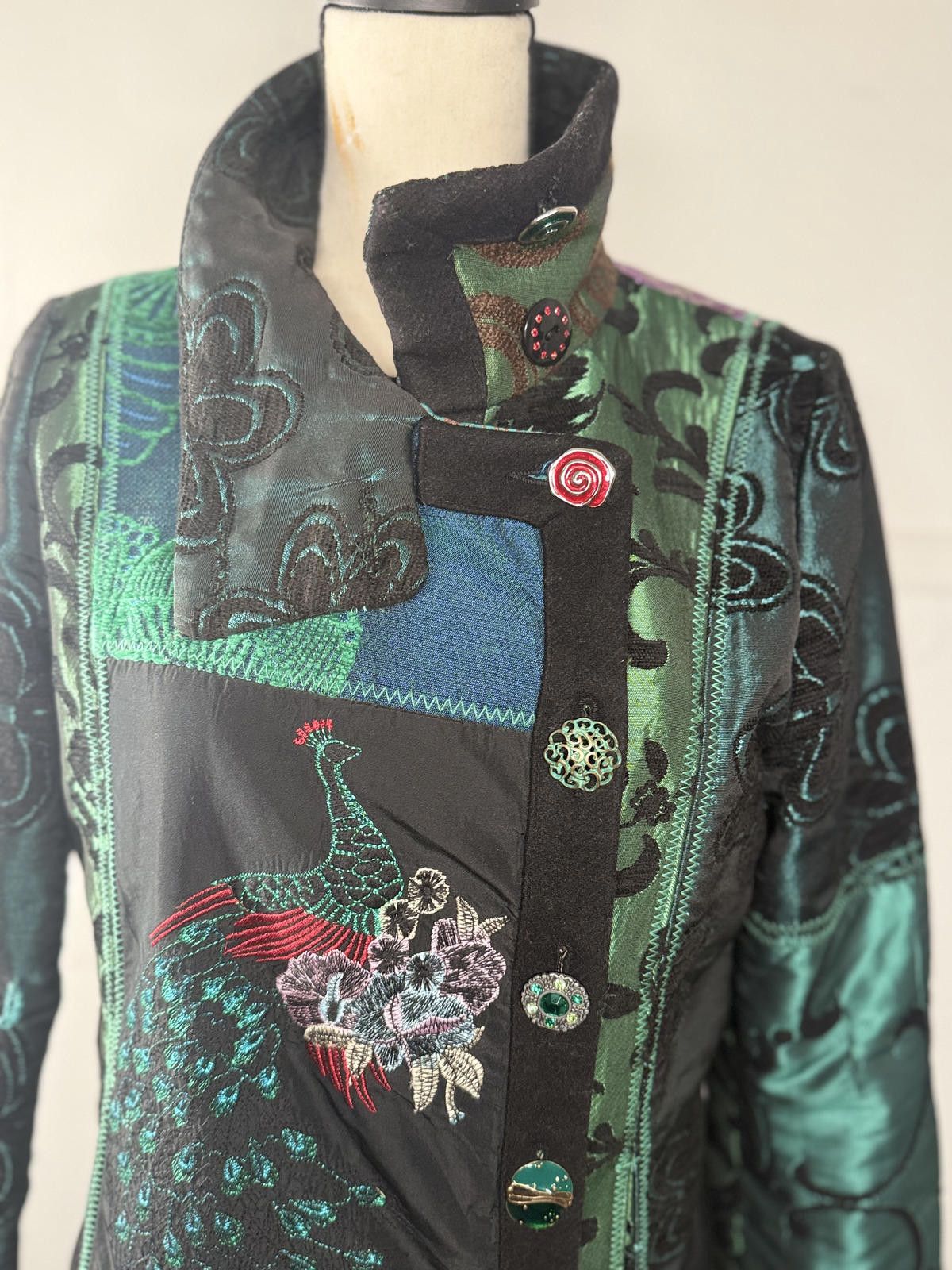 Desigual Casaco Desigual Patchwork Jacquard Size M / US 6-8 / IT 42-44 - 4 Thumbnail