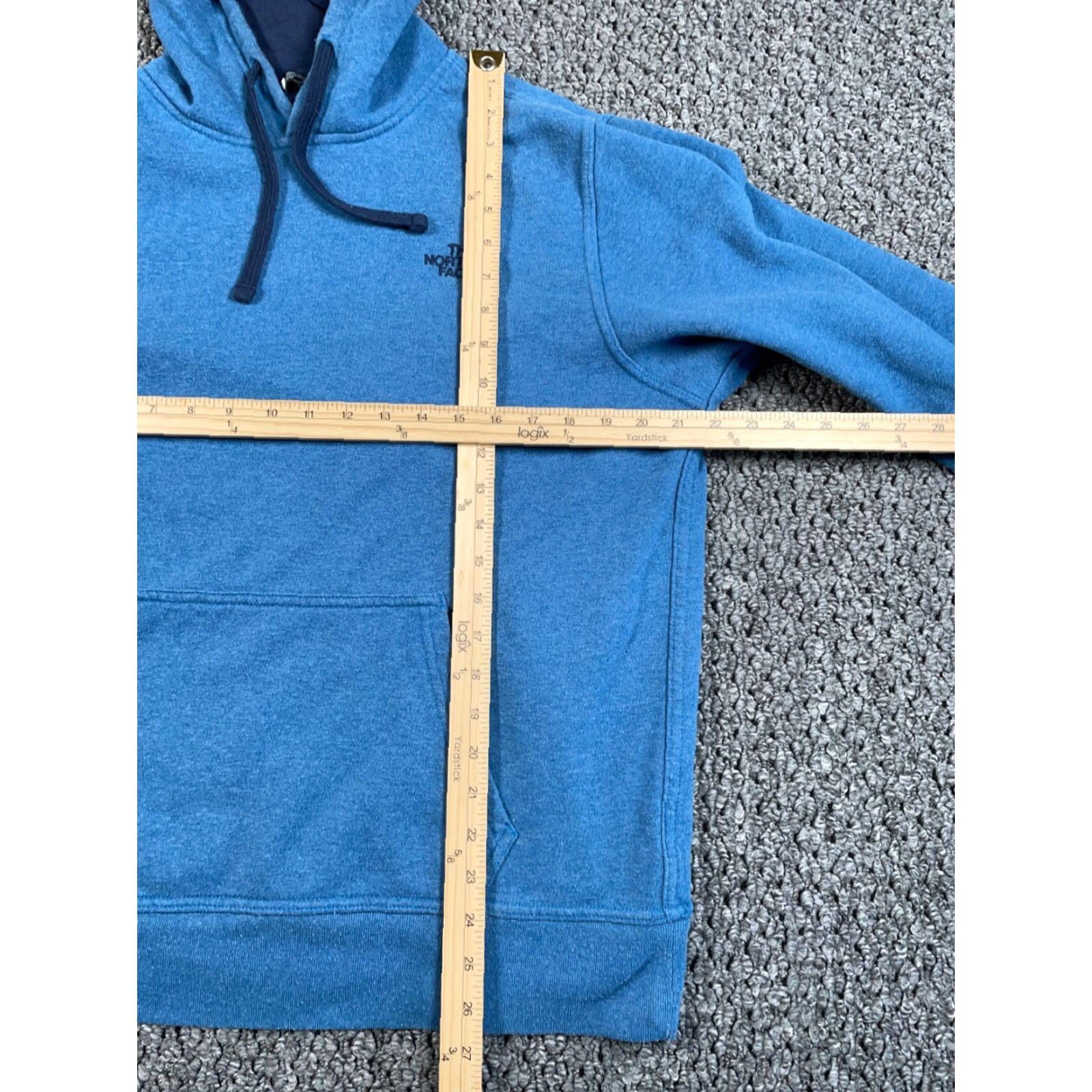 The North Face The North Face Hoodie Adult Medium Blue Sweatshirt 50/50 Blend Logo Graphic Pullover Crew Neck Drawstring Size US M / EU 48-50 / 2 - 5 Thumbnail