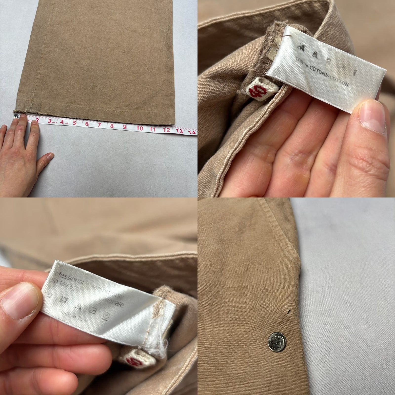 Marni Marni Wide Leg Pants Shirt? Size 27" / US 4 / IT 40 - 8 Thumbnail