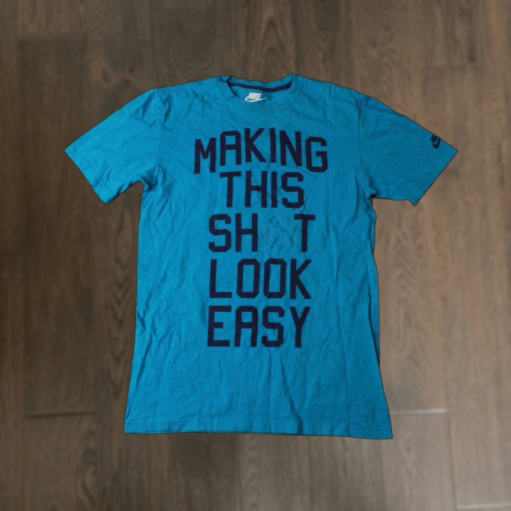 Nike Nike Basketball Regular Fit T-Shirt Men Shirt M Blue 2013 Model Nike Basketball Size US M / EU 48-50 / 2 - 1 Thumbnail