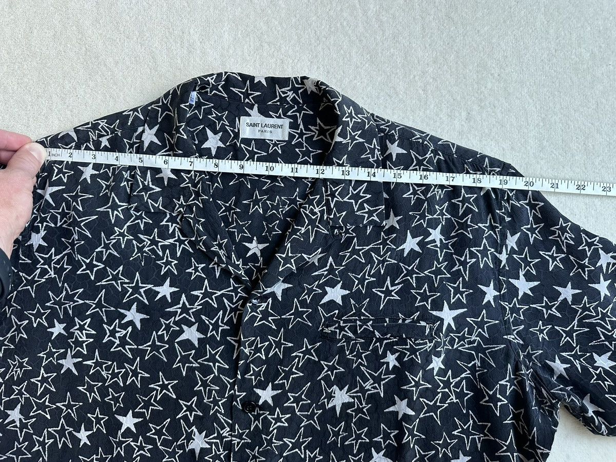 Saint Laurent Paris SS20 Saint Laurent star silk camp shirt Hawaiian 42 short Size US L / EU 52-54 / 3 - 5 Thumbnail