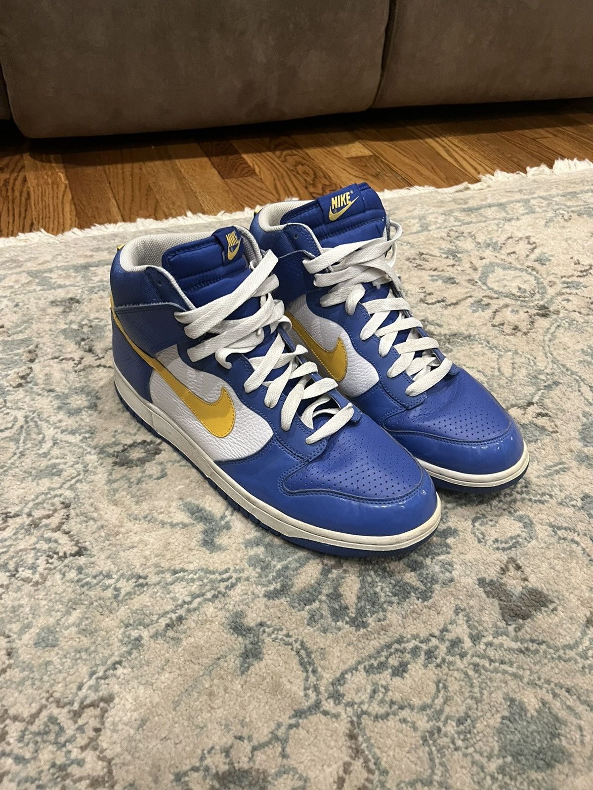 Nike Nike dunk high euro champ Sweden retro CLEAN Size US 14 / EU 47 - 2 Thumbnail