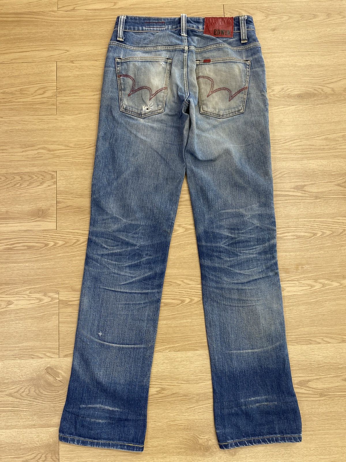 Edwin Blue Trip Edwin Blue Wash Style Distress Jeans Size US 29 - 15 Thumbnail