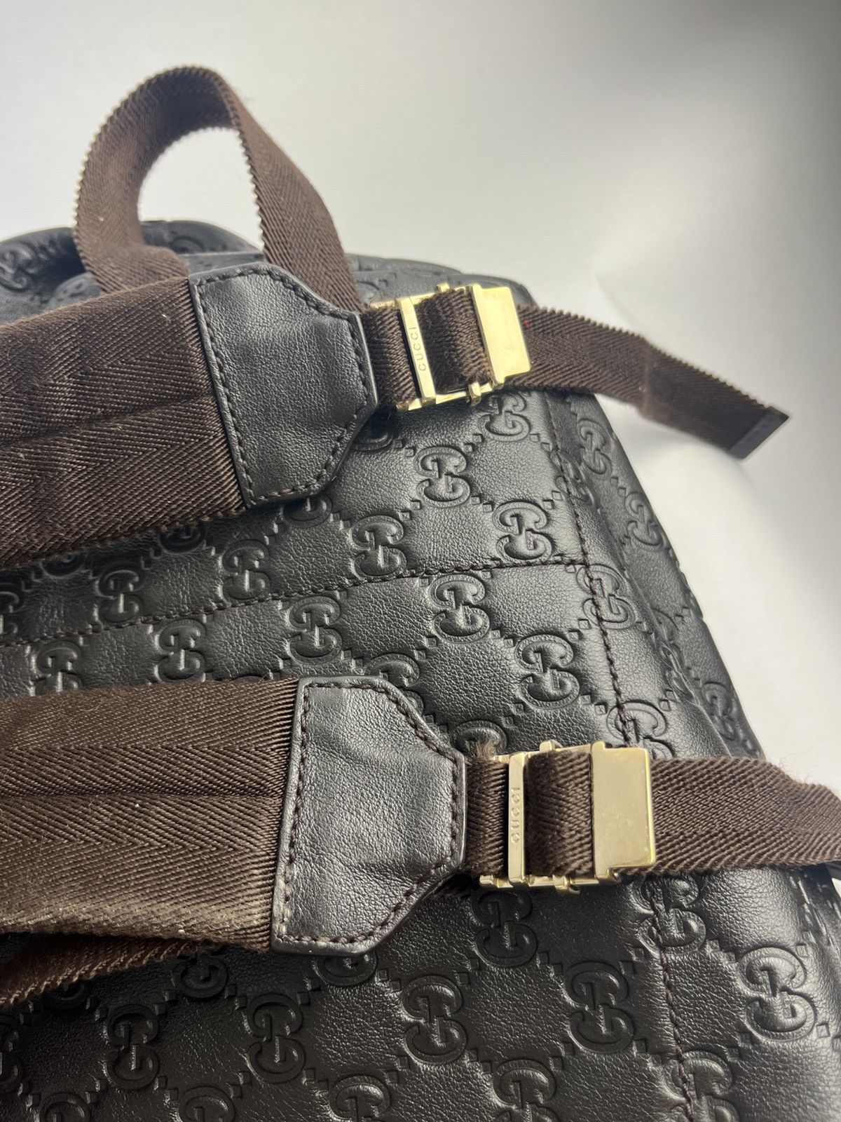 Gucci GUCCI GUCCISSIMA LEATHER BACKPACK Size ONE SIZE - 9 Thumbnail