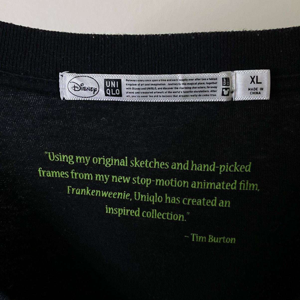 Uniqlo Uniqlo Frankenweenie Tim Burton Uniqlo Overprint T Shirt Size US XL / EU 56 / 4 - 3 Thumbnail