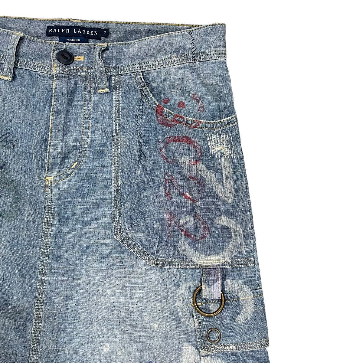 Ralph Lauren Vintage Ralph Lauren Denim Skirt W28 Size 28" / US 6 / IT 42 - 4 Thumbnail