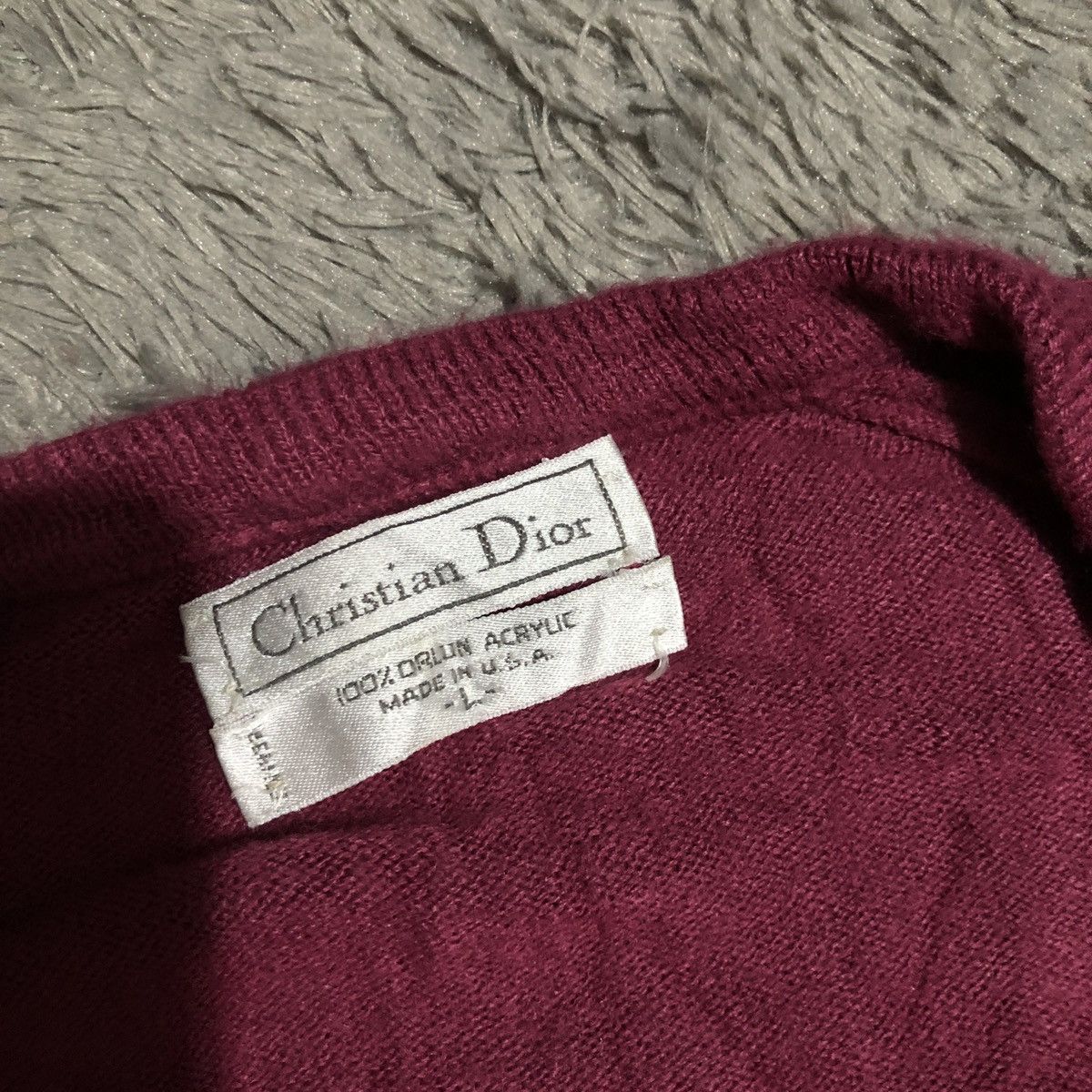 Christian Dior Monsieur × Dior × Vintage Vtg DIOR KNITWEAR small logo Size US L / EU 52-54 / 3 - 5 Thumbnail