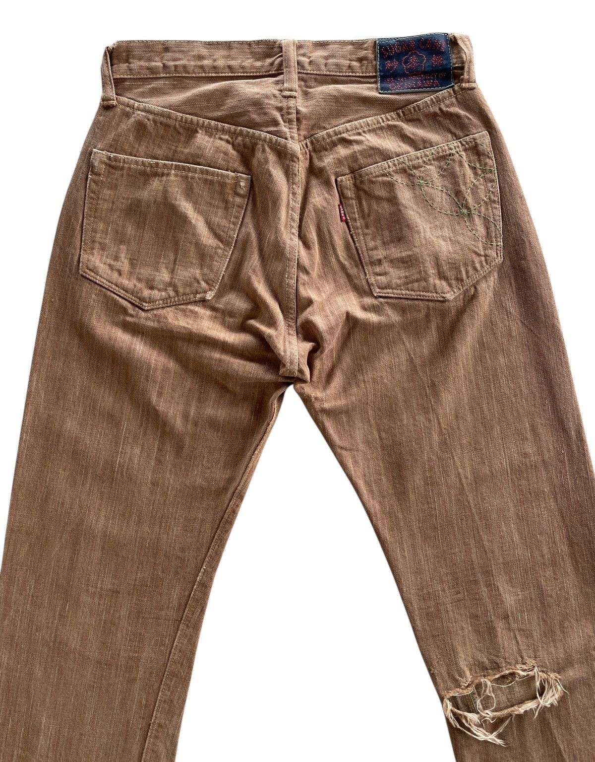Sugar Cane Sugar Cane Okinawa Distressed Toyo Enterprise Denim Size US 29 - 7 Thumbnail