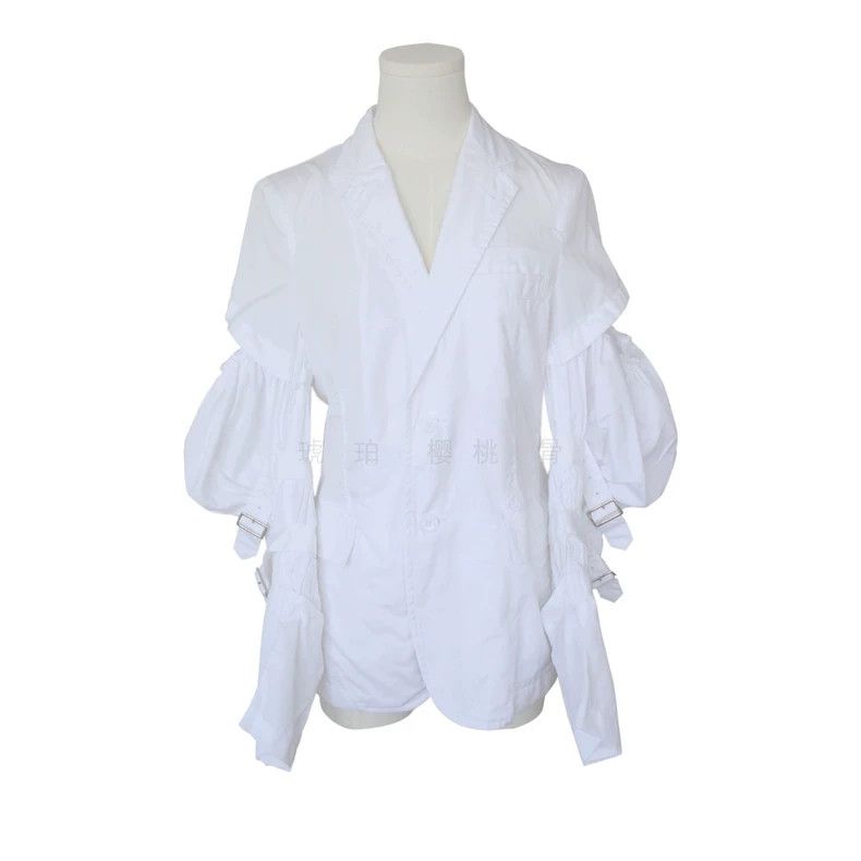 Comme des Garcons Comme Des Garcons Cut Strap Lantern Sleeve Blazer Size XS / US 0-2 / IT 36-38 - 1 Thumbnail