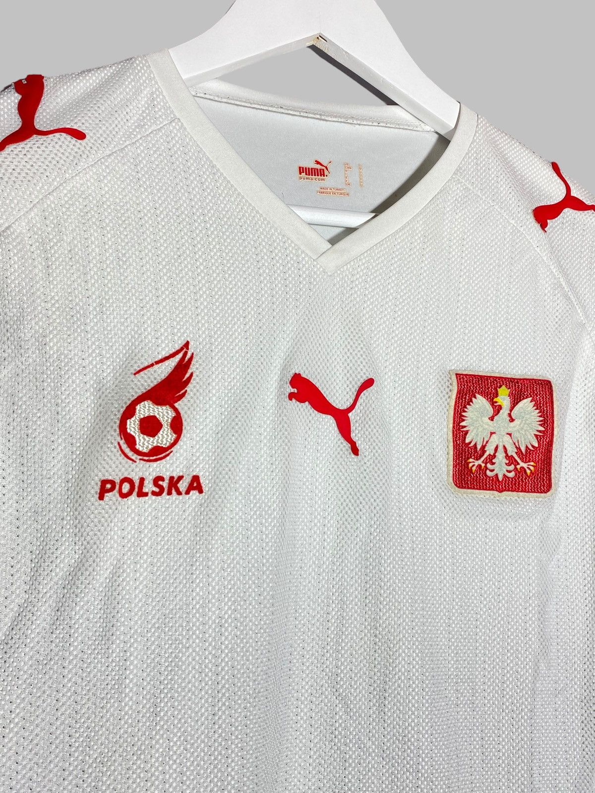 Puma Puma Poland National Team 2008 Football Shirt Size US L / EU 52-54 / 3 - 3 Thumbnail