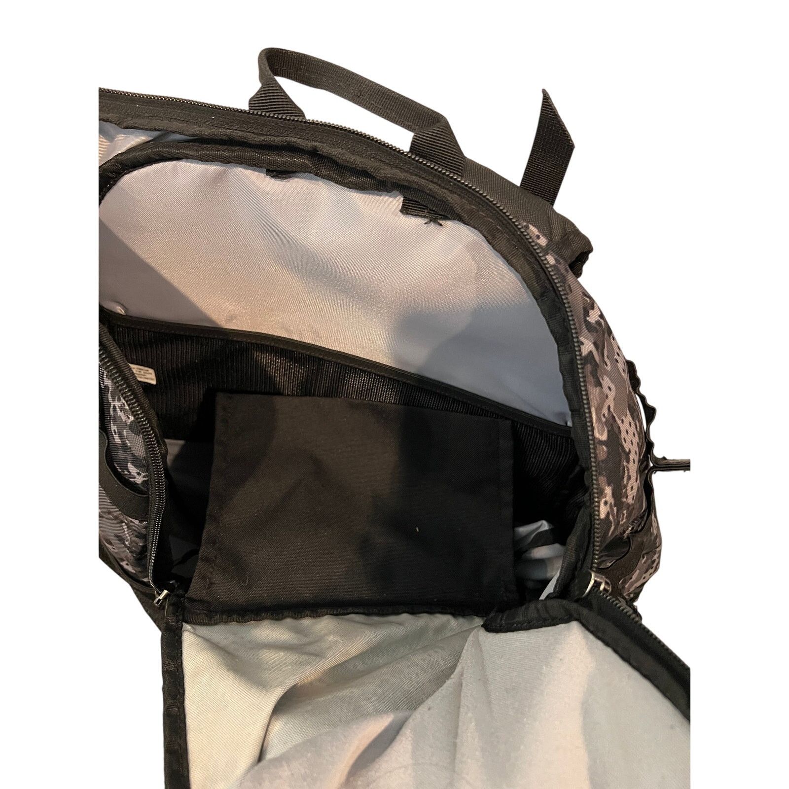 Under Armour Under Armour Gray Camo Hustle Backpack - Gamebag Size ONE SIZE - 4 Thumbnail