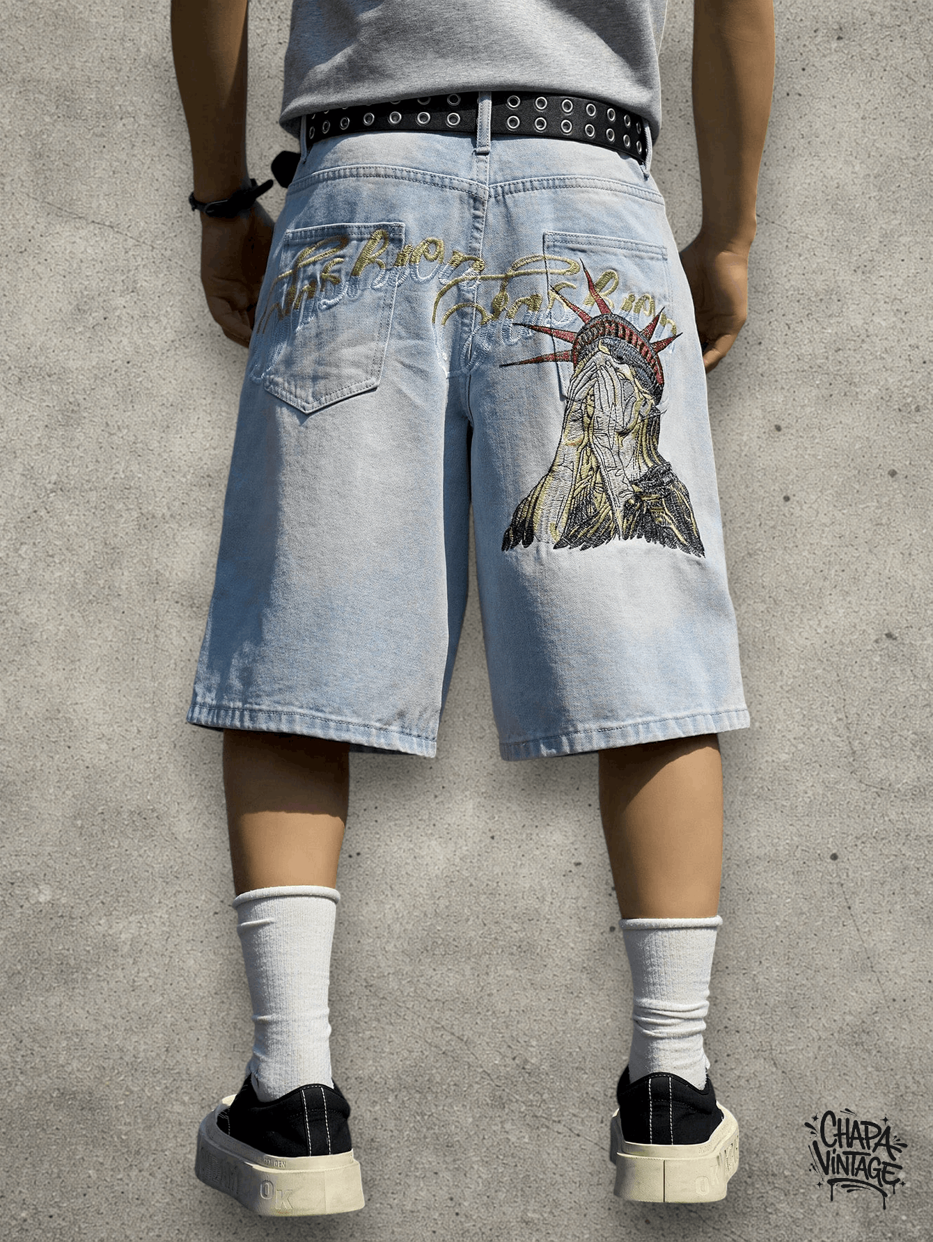 Vintage Dark blue jorts Size US 32 / EU 48 - 1 Thumbnail