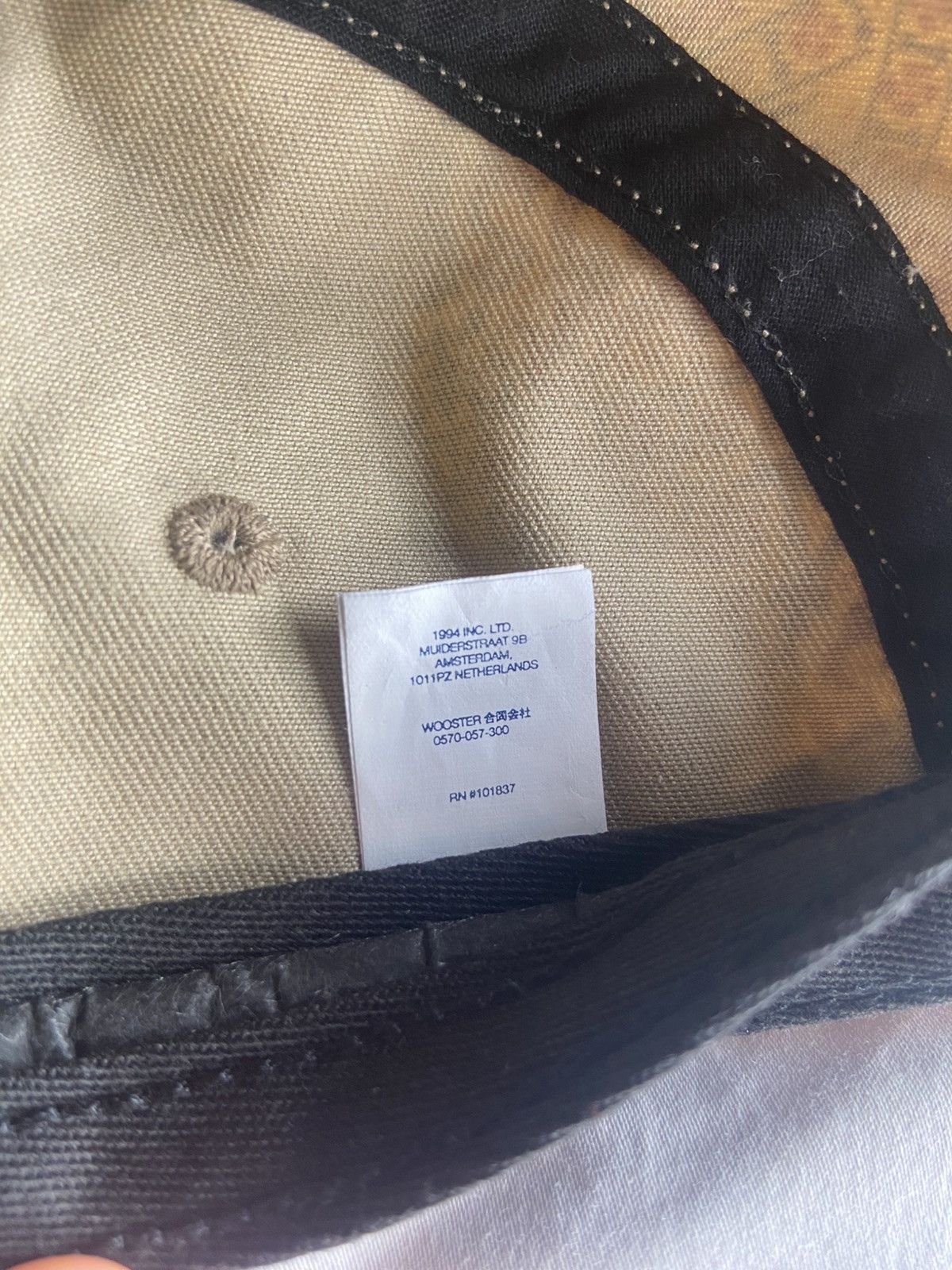 Supreme Supreme Washed Chino Twill Camp Hat (floral cards) Size ONE SIZE - 6 Thumbnail