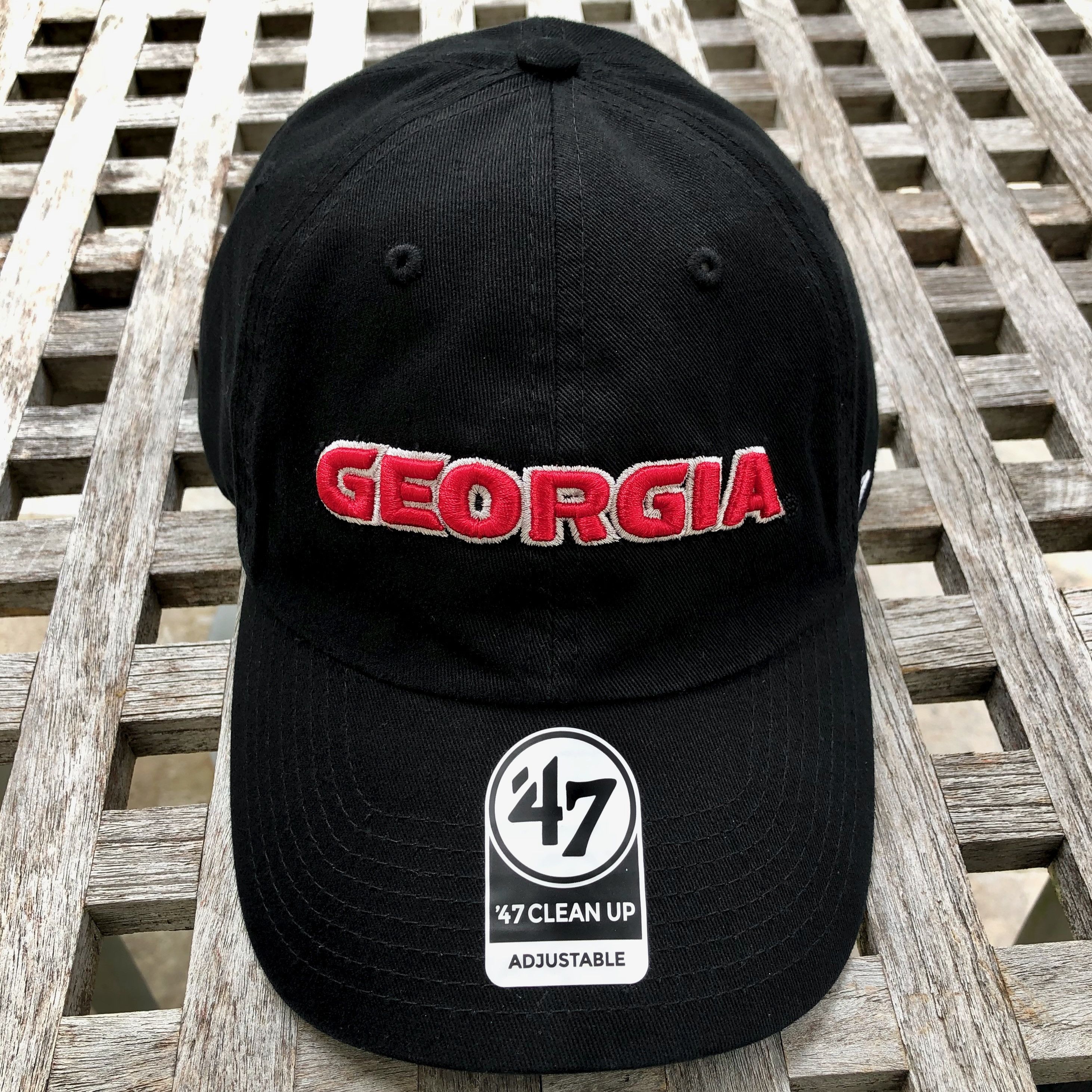 47 Brand UGA Georgia Bulldogs Script Logo Strapback Hat Size ONE SIZE - 1 Thumbnail