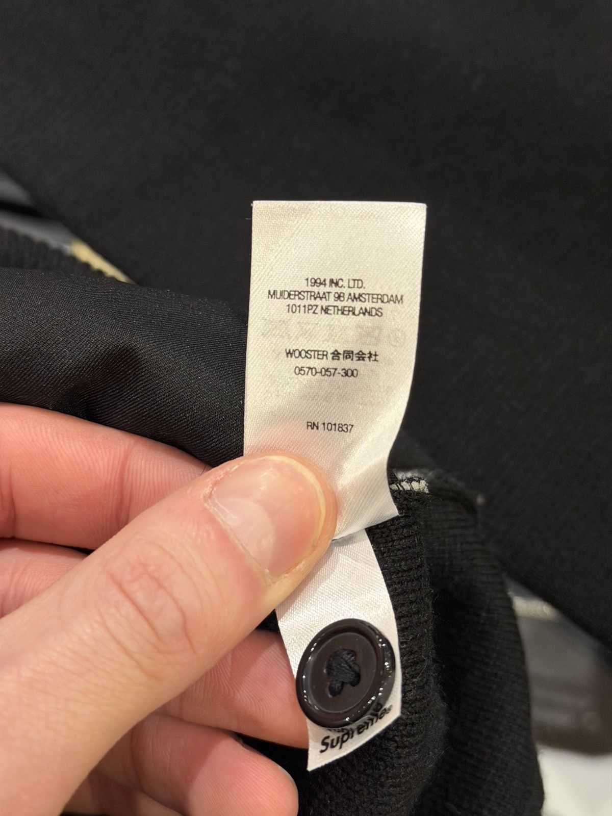 Supreme Supreme Cow Print Cardigan - Black Size US XL / EU 56 / 4 - 8 Thumbnail