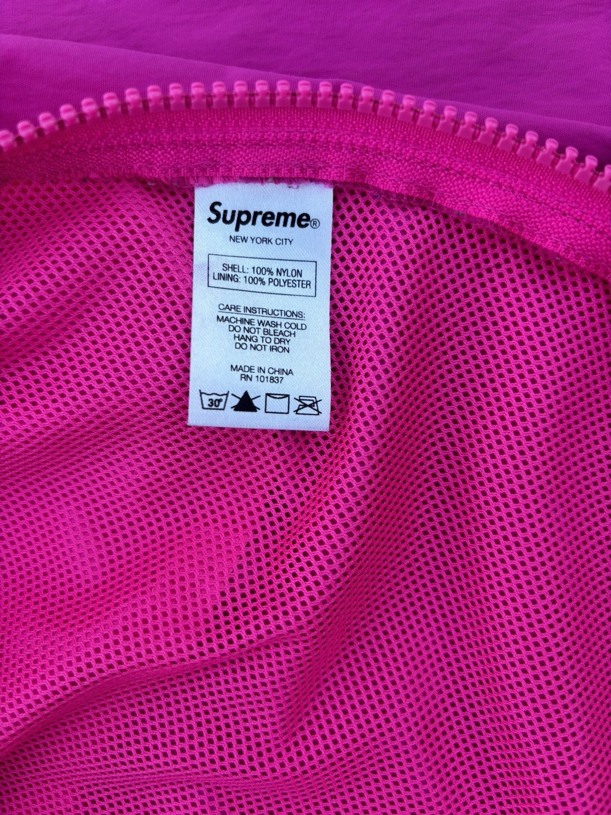 Supreme ナイロンジャケット Lサイズ ピンク ジャケット・アウター